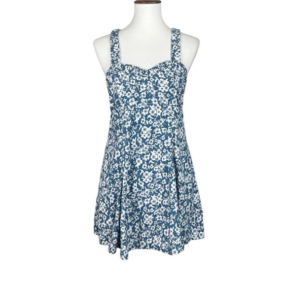 Anthropologie Maeve Sweetheart Mini Dress Floral - Picture 6 of 16